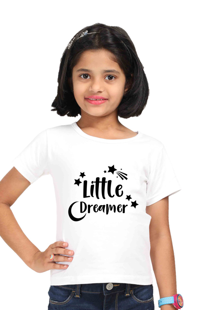 Peaceloom Little Dreamer Girls' White T-Shirt