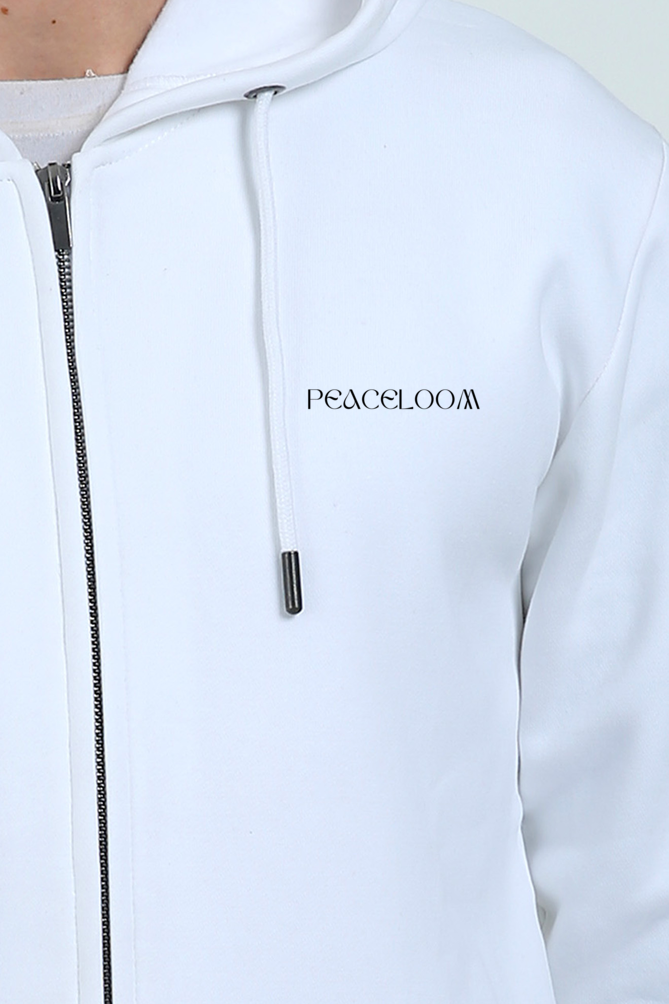 Peaceloom Introvert Cat Zip Hoodie – 'Too People Out There'