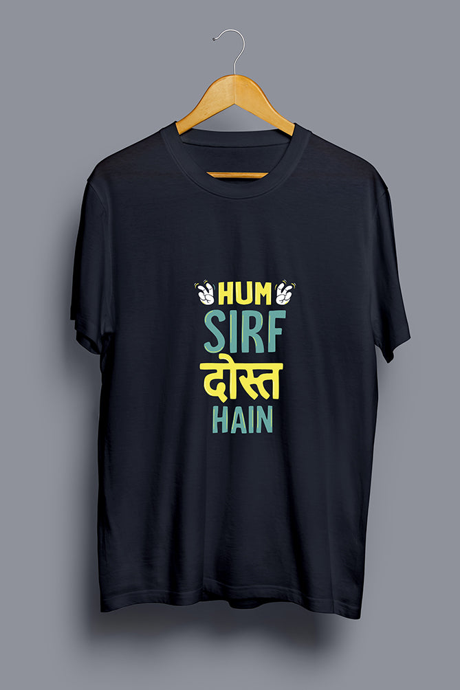 Peaceloom "Hum Sirf Dost Hain" Oversized T-Shirt