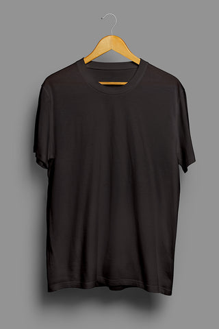 Classic Plain Black T-Shirt - Peaceloom