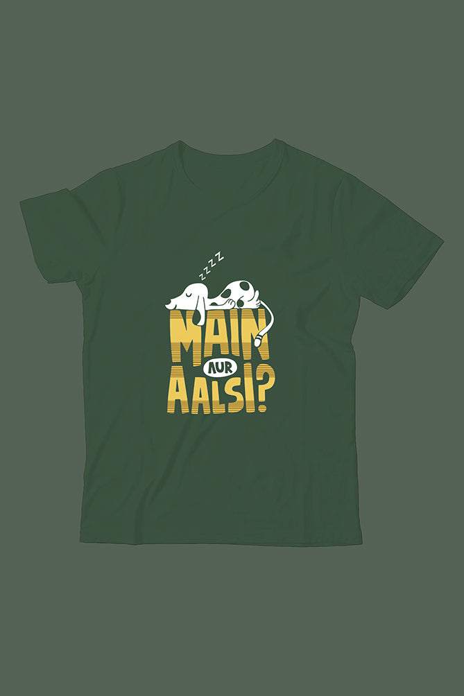 Peaceloom Kids "Main Aur Aalsi?" Classic T-Shirt