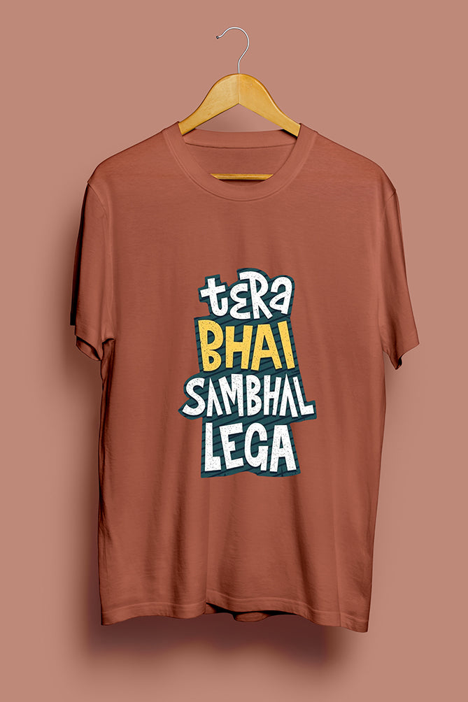 Tera Bhai Sambhal Lega Oversized Classic T-Shirt