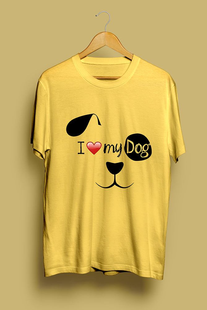 I Love My Dog – Cute and Stylish Printed T-Shirt - Peaceloom