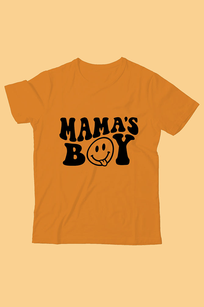 PeaceLoom Boys' "Mama's Boy" Graphic T-Shirt