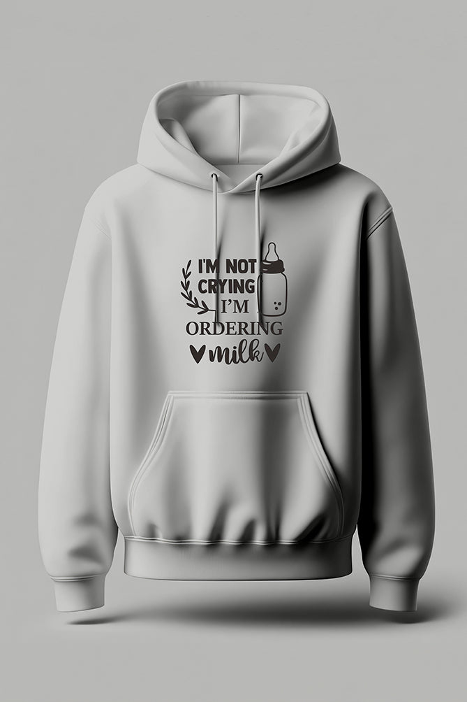 Peaceloom Kids Hoodie - "I'm Not Crying, I'm Ordering Milk"