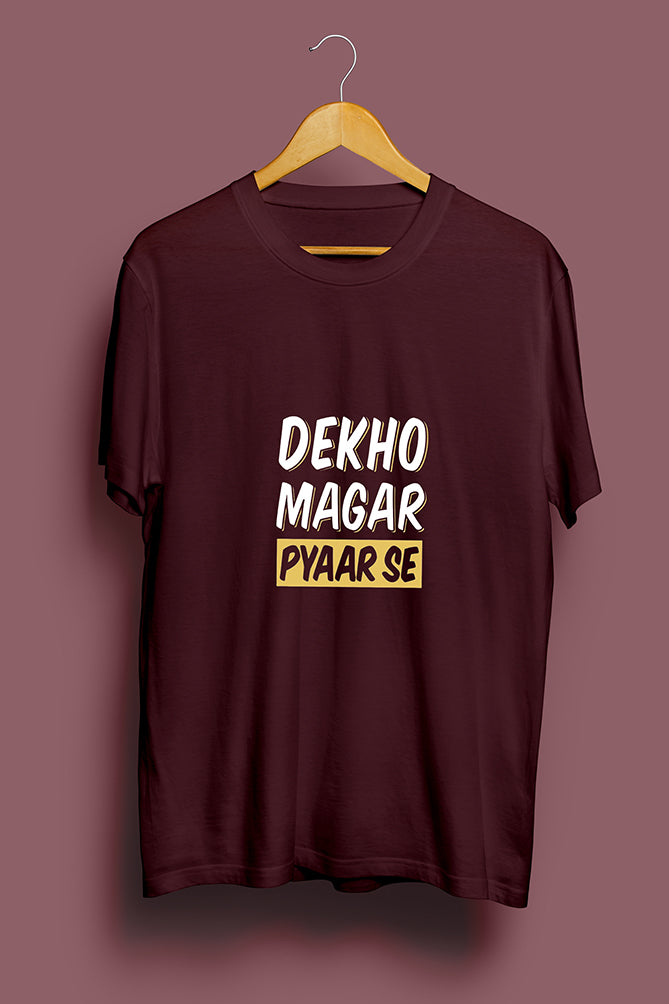 Peaceloom Oversized T-Shirt - Dekho Magar Pyaar Se