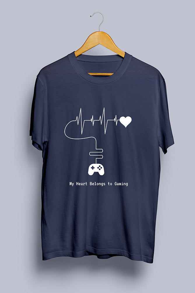 My Heart Belongs to Gaming T-Shirt - Peaceloom