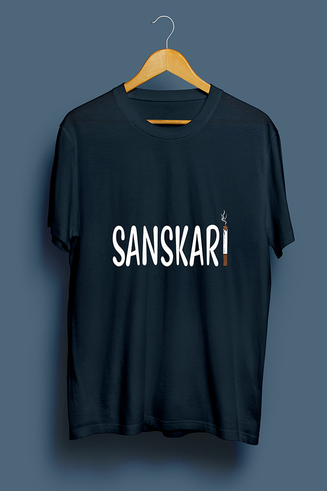 Peaceloom Oversized "Sanskari" T-Shirt for Men