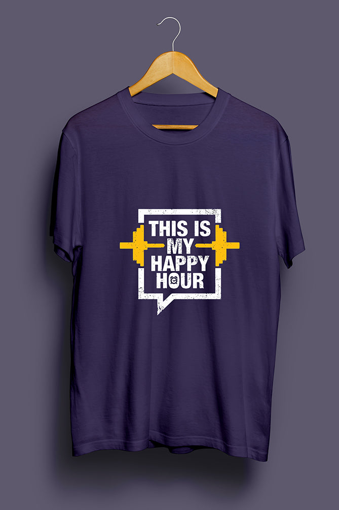 This Is My Happy Hour Oversized T-Shirt - Peaceloom