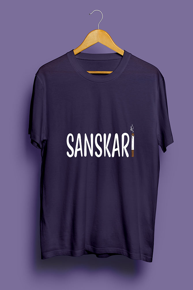 Peaceloom Oversized "Sanskari" T-Shirt for Men