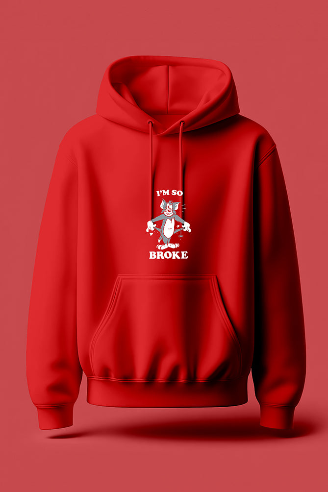 Peaceloom Tom and Jerry "I'm So Broke" Kids' Hoodie