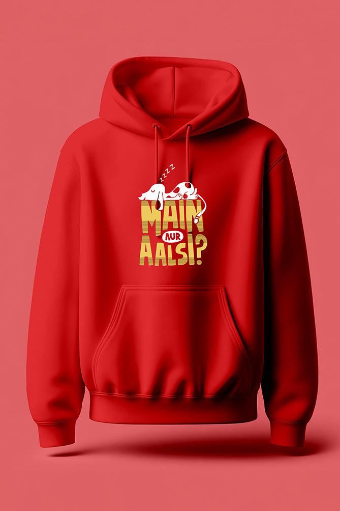 Peaceloom "Main Aur Aalsi?" Kids Hoodie – Fun & Comfortable