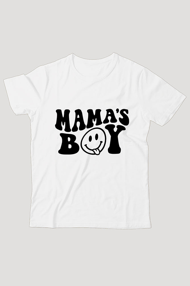 PeaceLoom Boys' "Mama's Boy" Graphic T-Shirt