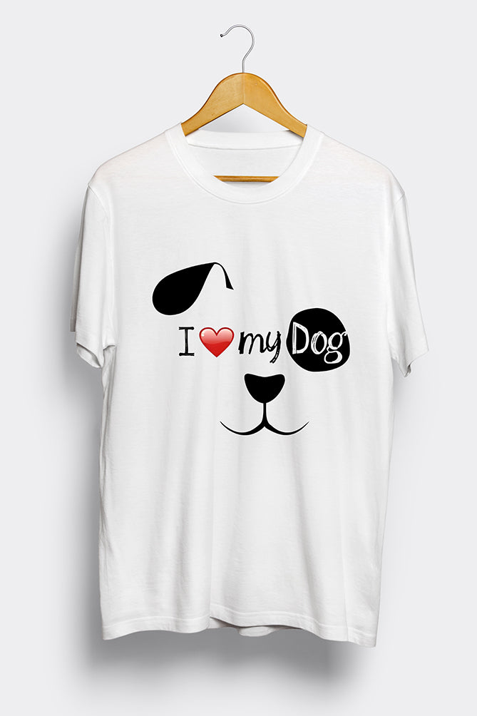 I Love My Dog – Cute and Stylish Printed T-Shirt - Peaceloom