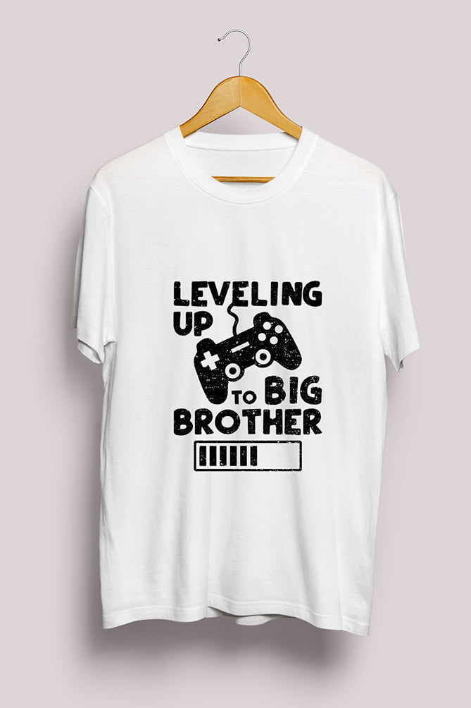 Leveling Up to Big Brother T-Shirt - Peaceloom