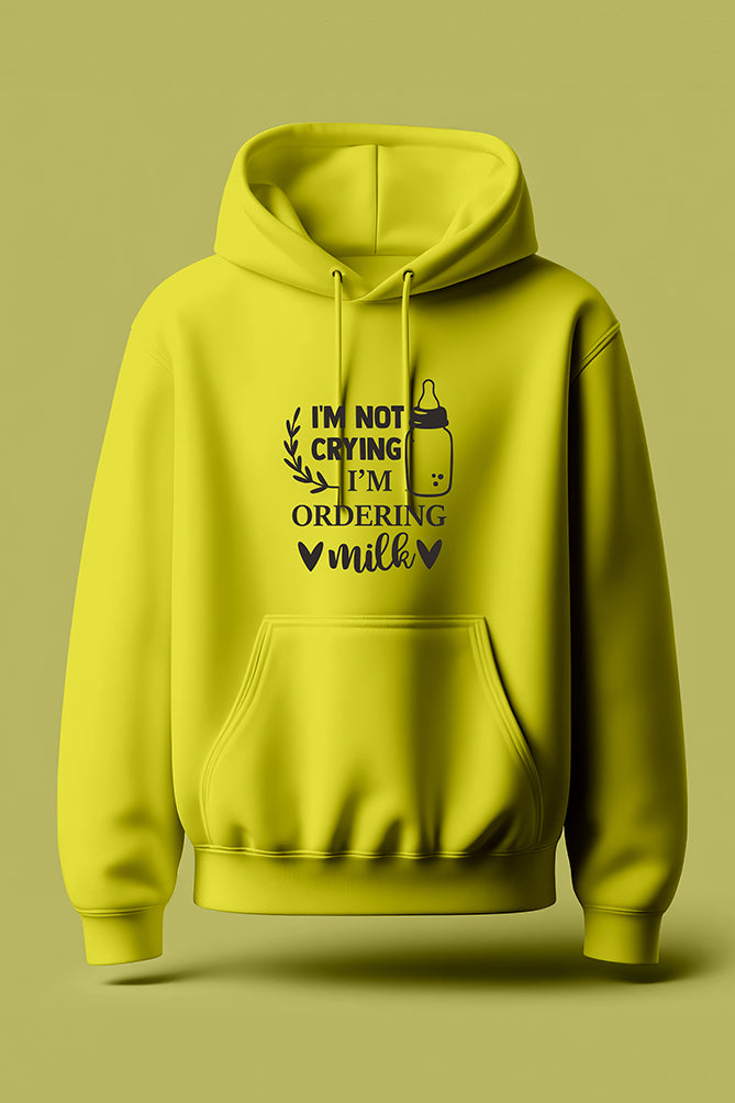 Peaceloom Kids Hoodie - "I'm Not Crying, I'm Ordering Milk"